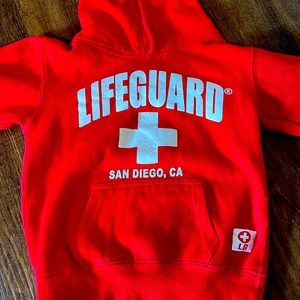 Kids extra small red hoodie